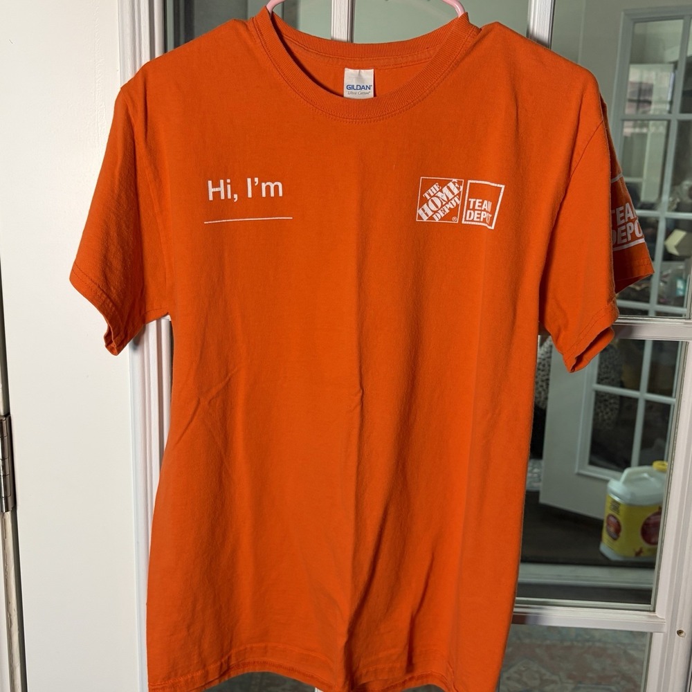 The Home Depot Team Depot Veterans Orange T-Shirt Men's Medium